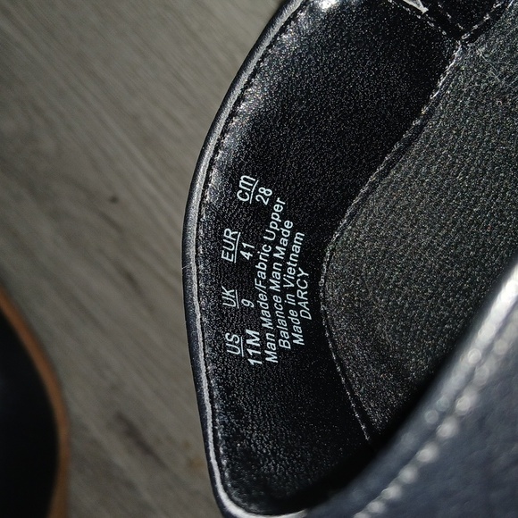 Dr Scholls Darcy Black Wedge Ankle Boots Sz 11EUC - Picture 6 of 7